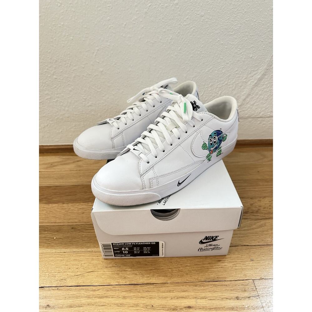 Size 8.5 - Nike Steven Harrington x Blazer Flyleather QS Low Earth Day